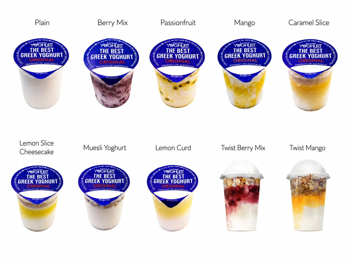 YouGood Greek Yoghurt Classic flavours
